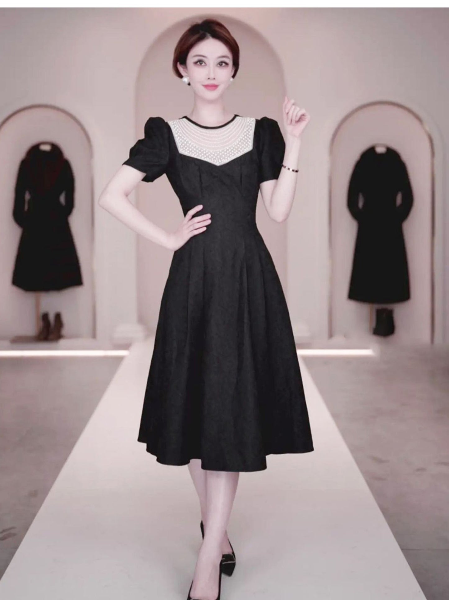 French High-end Palace Style Dress For Women