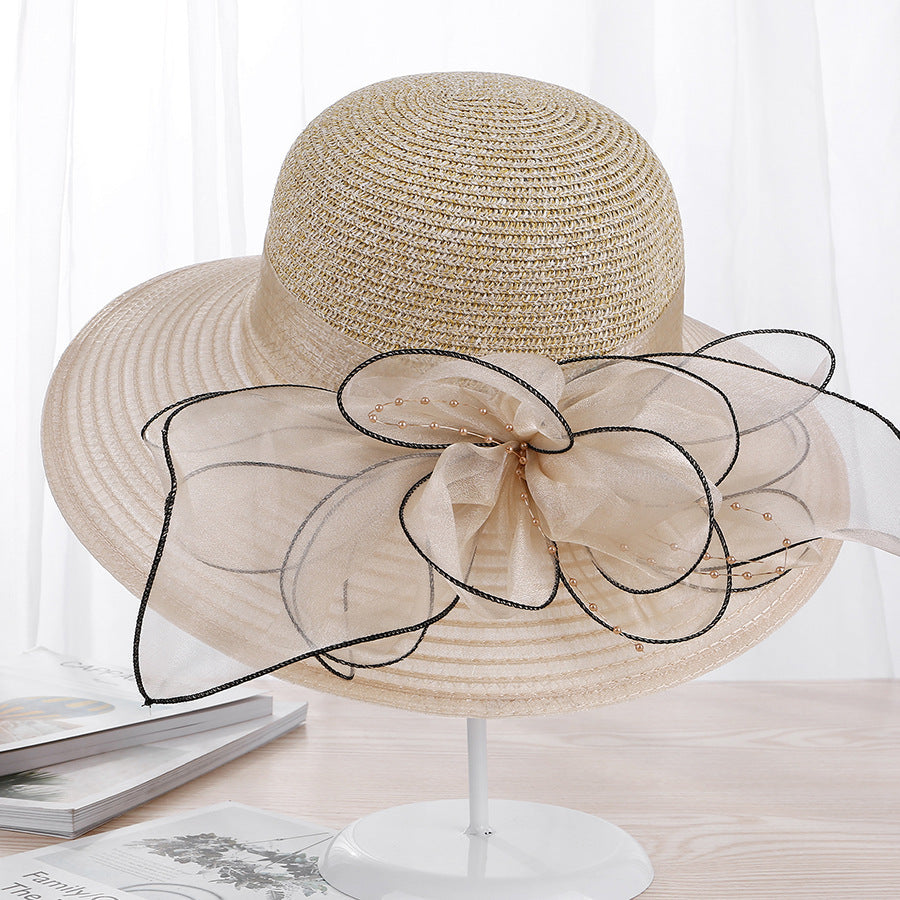Women's Sun Hat With Large Foldable Brim