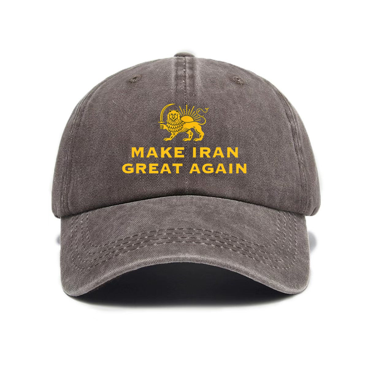 Washable Baseball Cap With A Curved Brimperfect For Spring And Summer Outdoor Sun Protection