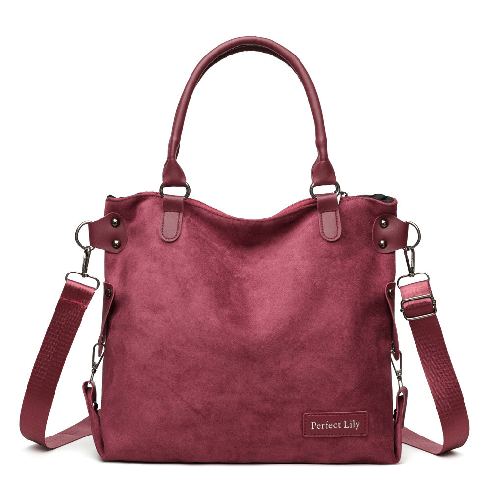 Womens High-Capacity Fashionable Vintage Tote Bag