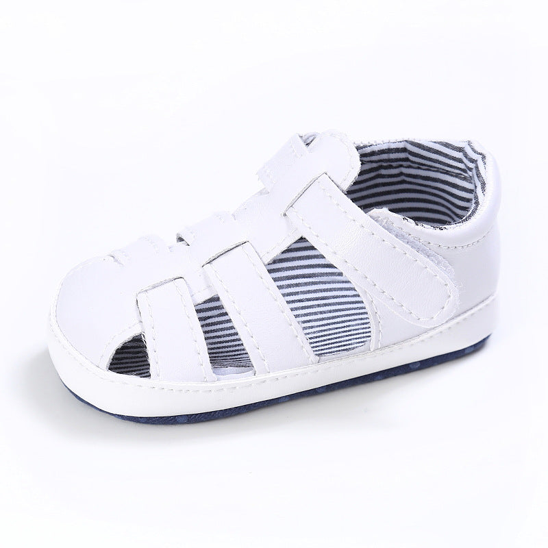 Baby Solid Color Soft-soled Hollow Toddler Sandals