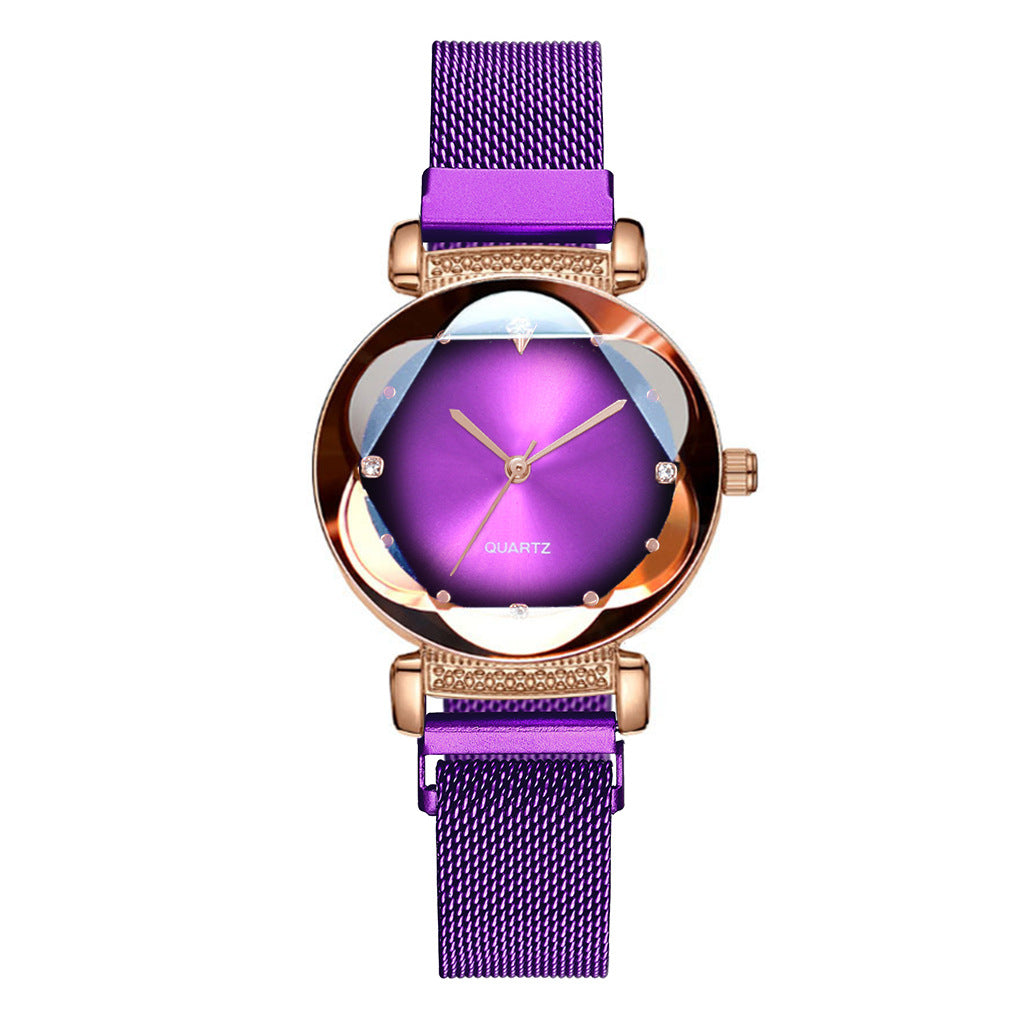 Temperament Ladies Gradient Color Quartz Ladies Watch