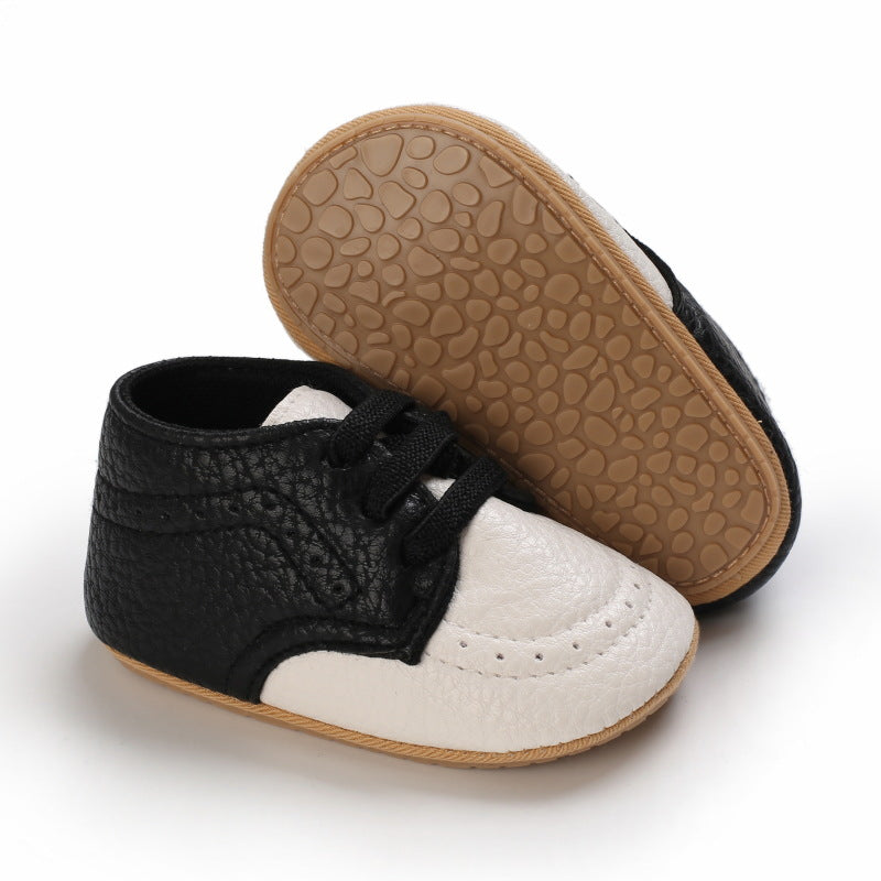 Spring And Autumn Baby And Infant Soft Rubber Sole Slide Proof And Anti-drop Toddler Shoes
