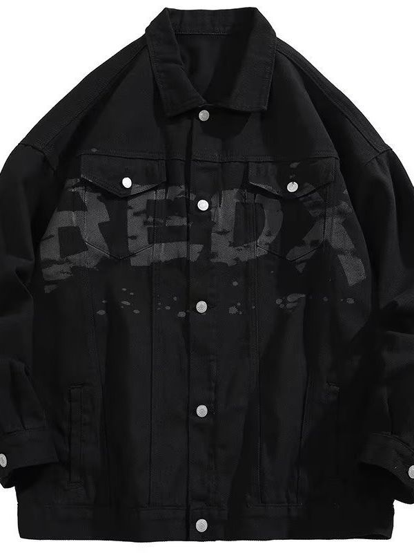 Men's Denim Coat Classic Fashion Brand