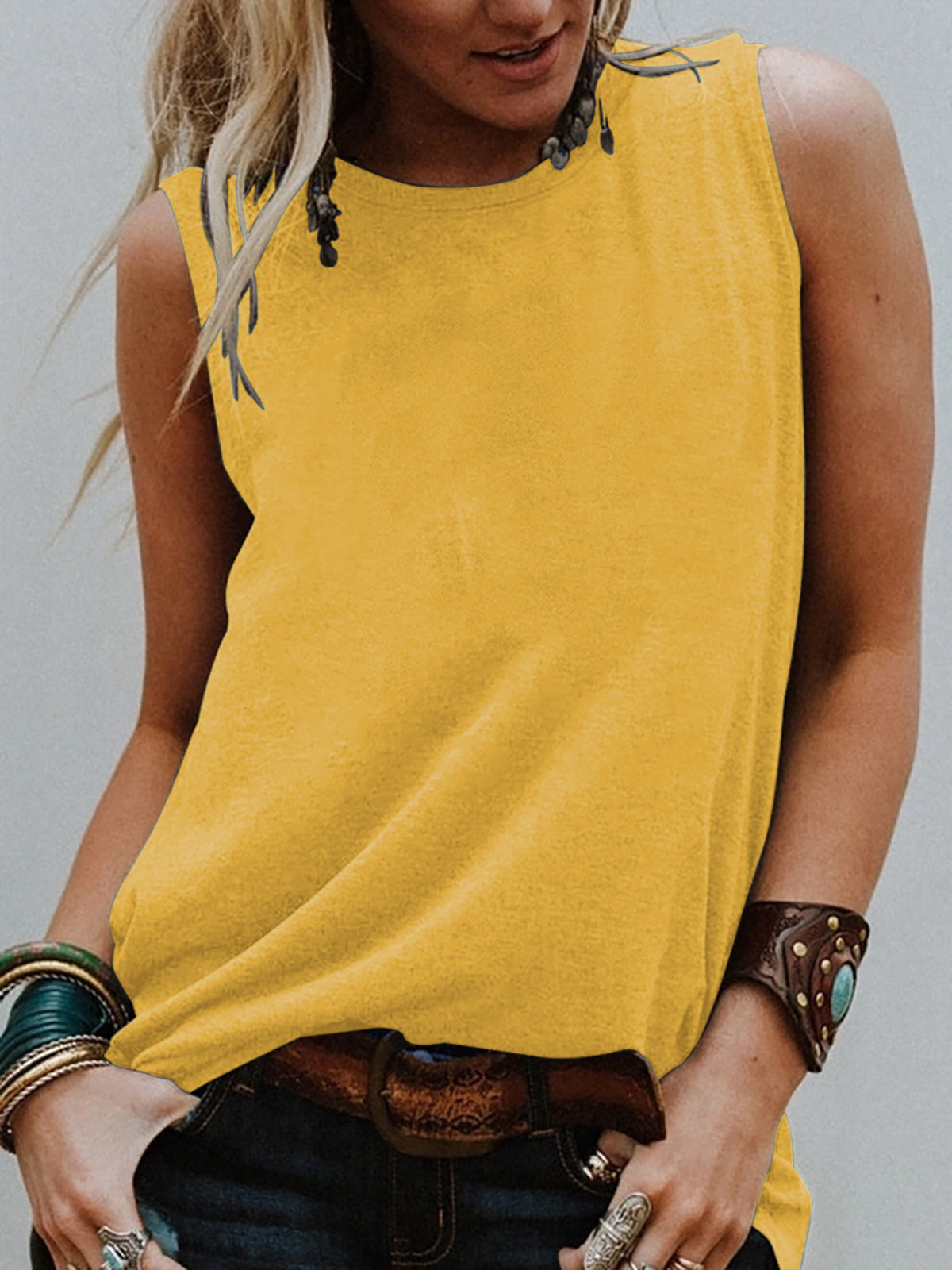 European And American Sleeveless Top Women's Loose