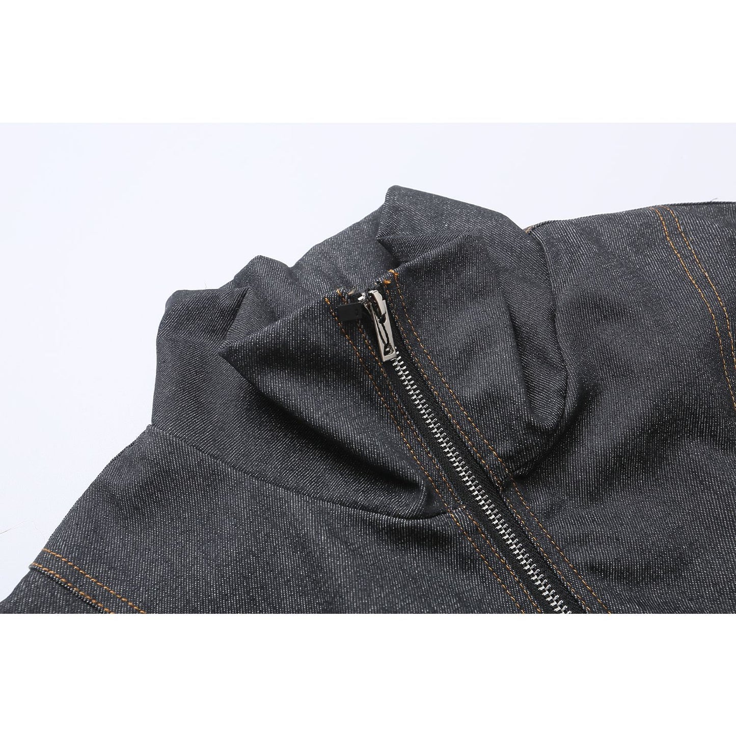 Spring Neutral Street Deconstruction Denim Men's Loose Jacket Coat
