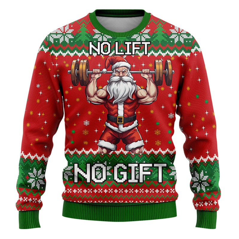 printed Ugly Christmas Sweater For Men 3D