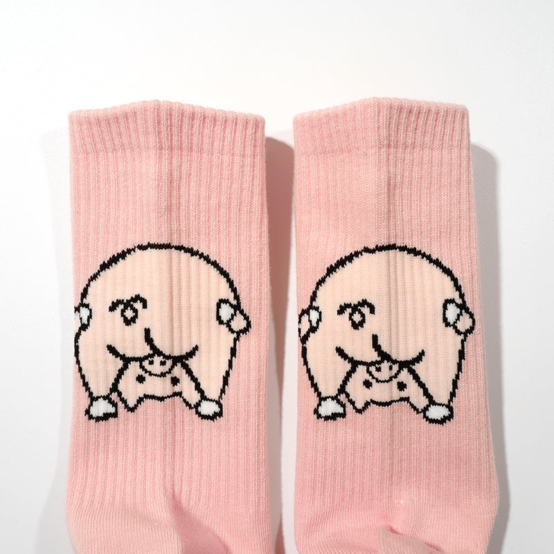 Piggy Socks Hippo Socks Casual Funny Cotton Socks