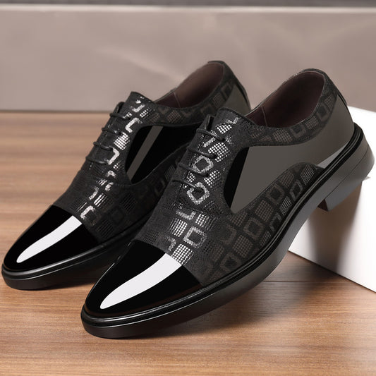Men's Versatile Spring And Autumn Business Leather Shoes