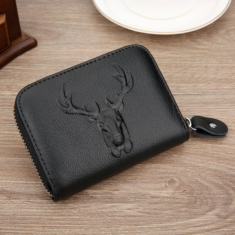 Pattern Large Capacity Card Holder Men's Multiple Card Slots