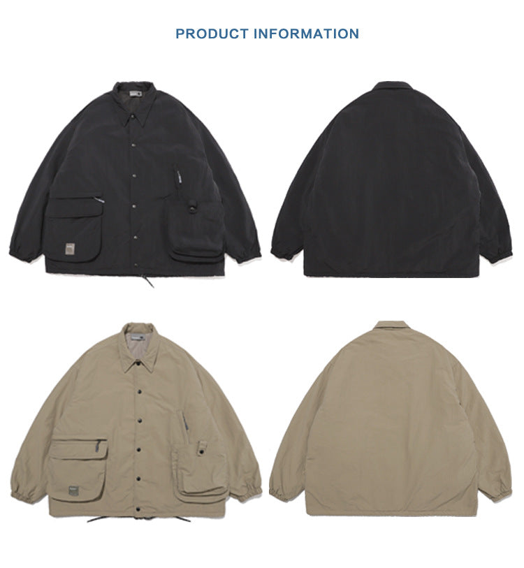 Vintage Multi Pocket Versatile Cotton Jacket For Men And Women