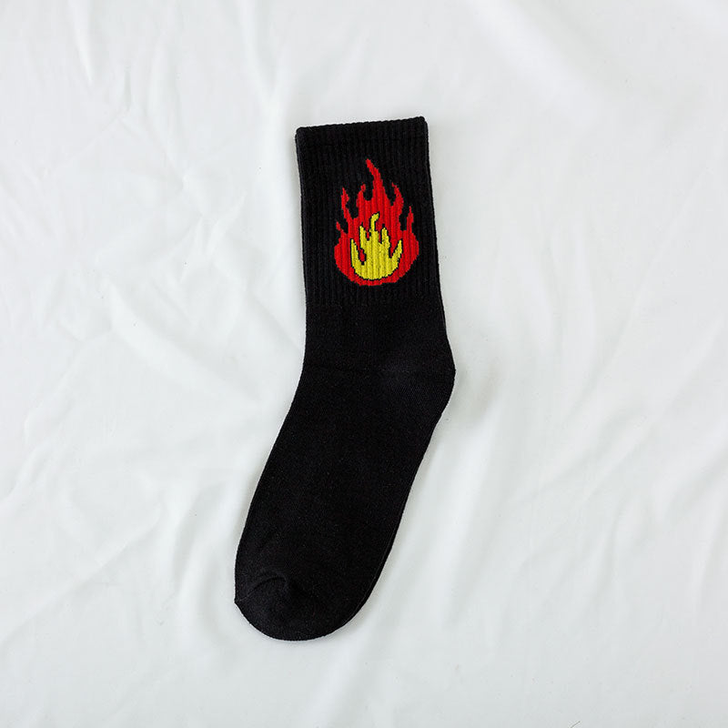 Preppy-style Womens High-top Athletic Odor-resistant Socks