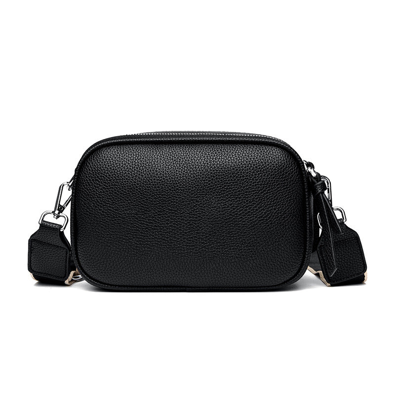 Simple And Versatile Crossbody Texture Multi-layer Small Square Bag