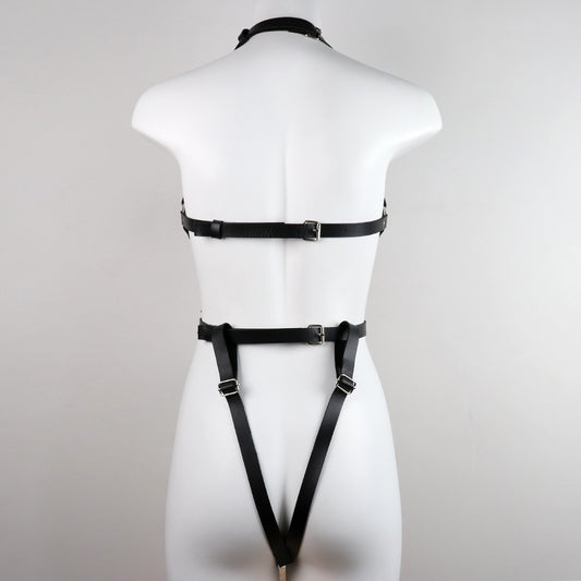 Leather Bundle On Leather Bundle Body Chain Glossy