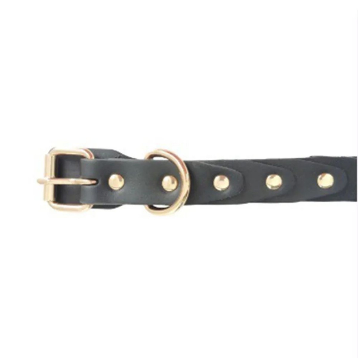 Real Leather Dog Collar Genuine Leather Buckle Connection Collar Durable For French Schnauzer Border Collie Pet Collar