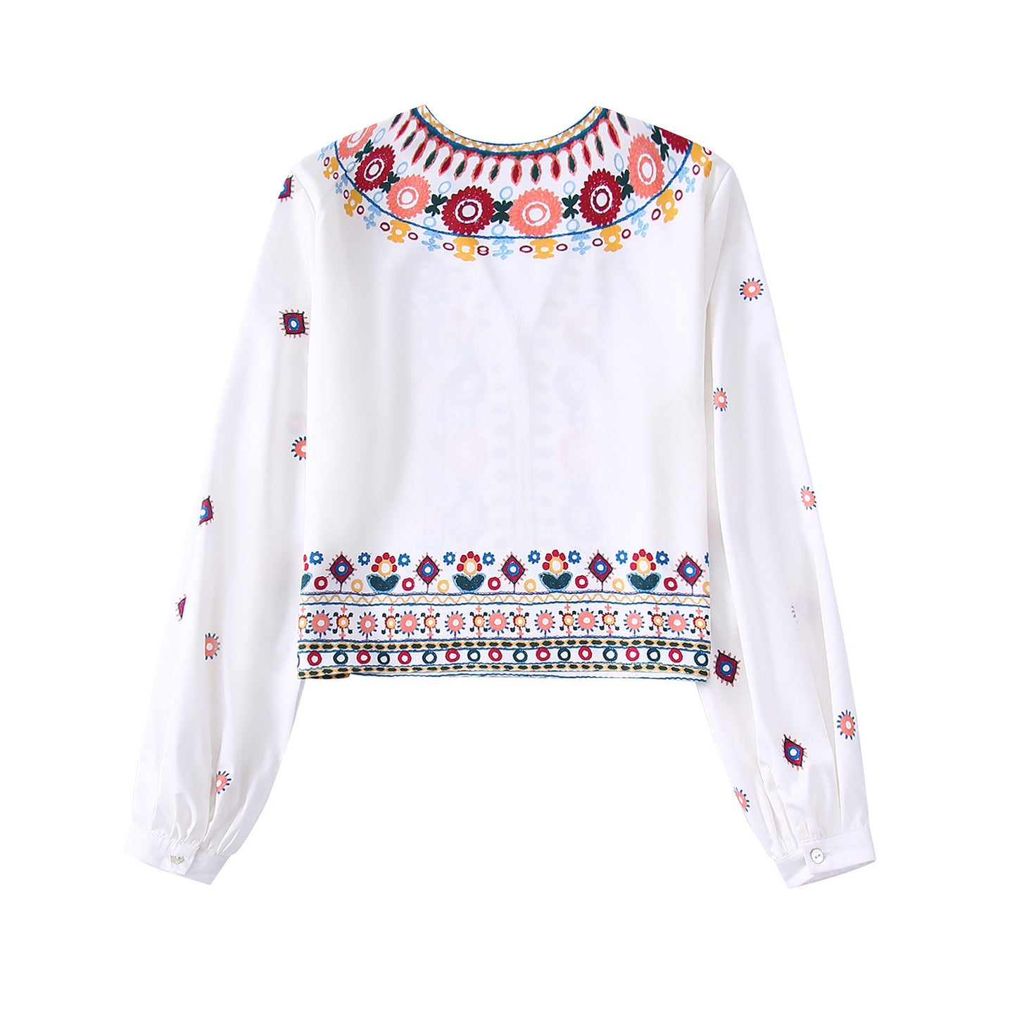 Summer New Printed Top Printing Color Contrast Skirt