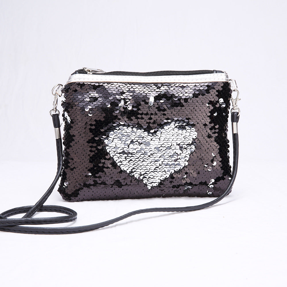 Sparkly one-shoulder bag