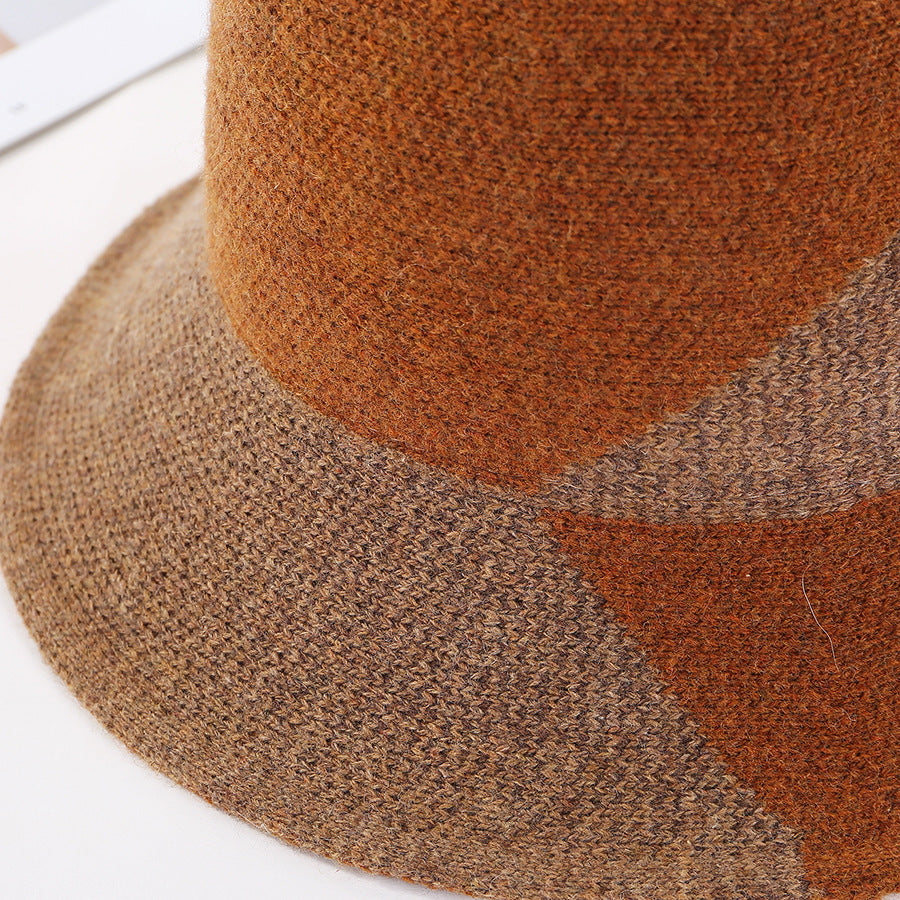 Fashion All-match Temperament Wool Fisherman Hat
