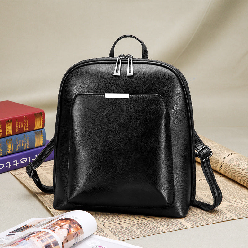 Wild PU leather backpack