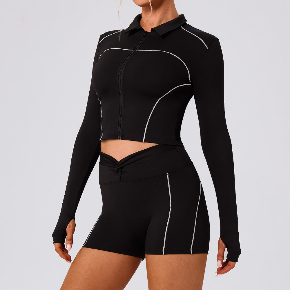 Womens Slimming Yoga Top And Pants Set