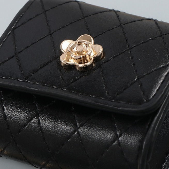 Rhombus Waist Chain Accessories Women's Small Square Bag