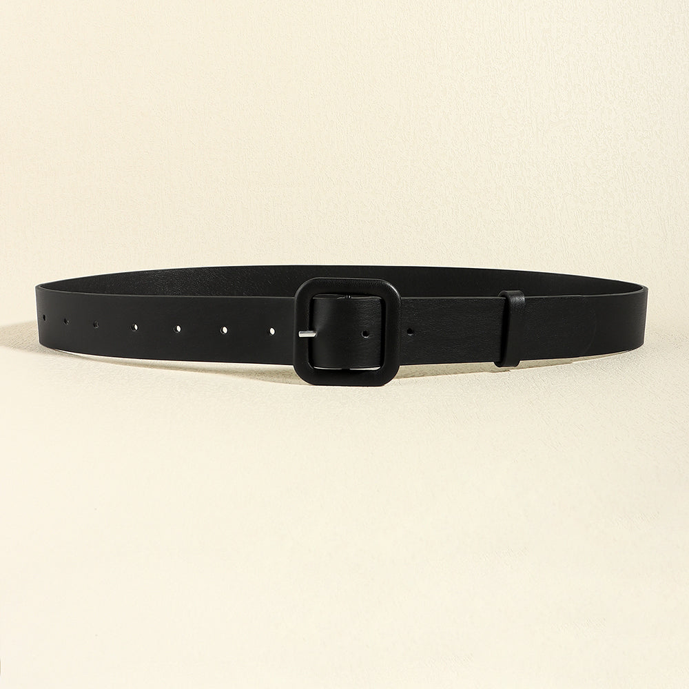 Fashion Personality Women's Wide Belt Simple High Sense Belt Dress Pants Accessories