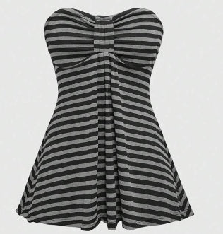 Fashion Sexy Hot Girl Striped Lace Bow Sweet Women's Fashion Clothing Sling