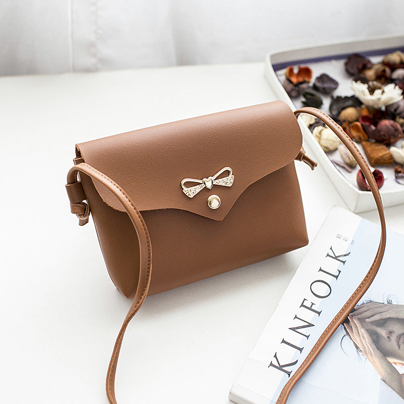 Mid-length Women's Bow Shoulder Messenger Bag