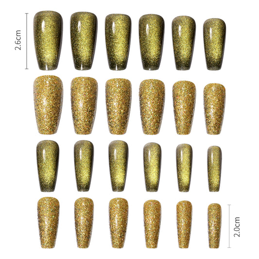 Fake Nail Patches Hand Wearing Art