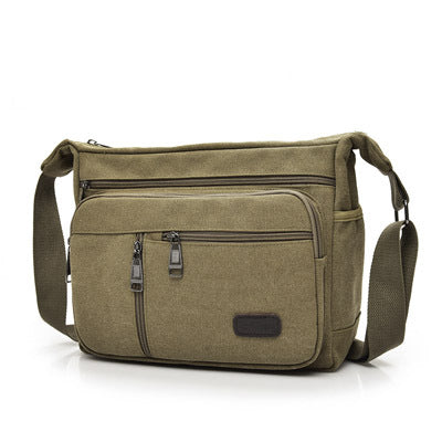 Canvas shoulder bag