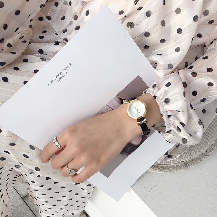 Watch with small dial