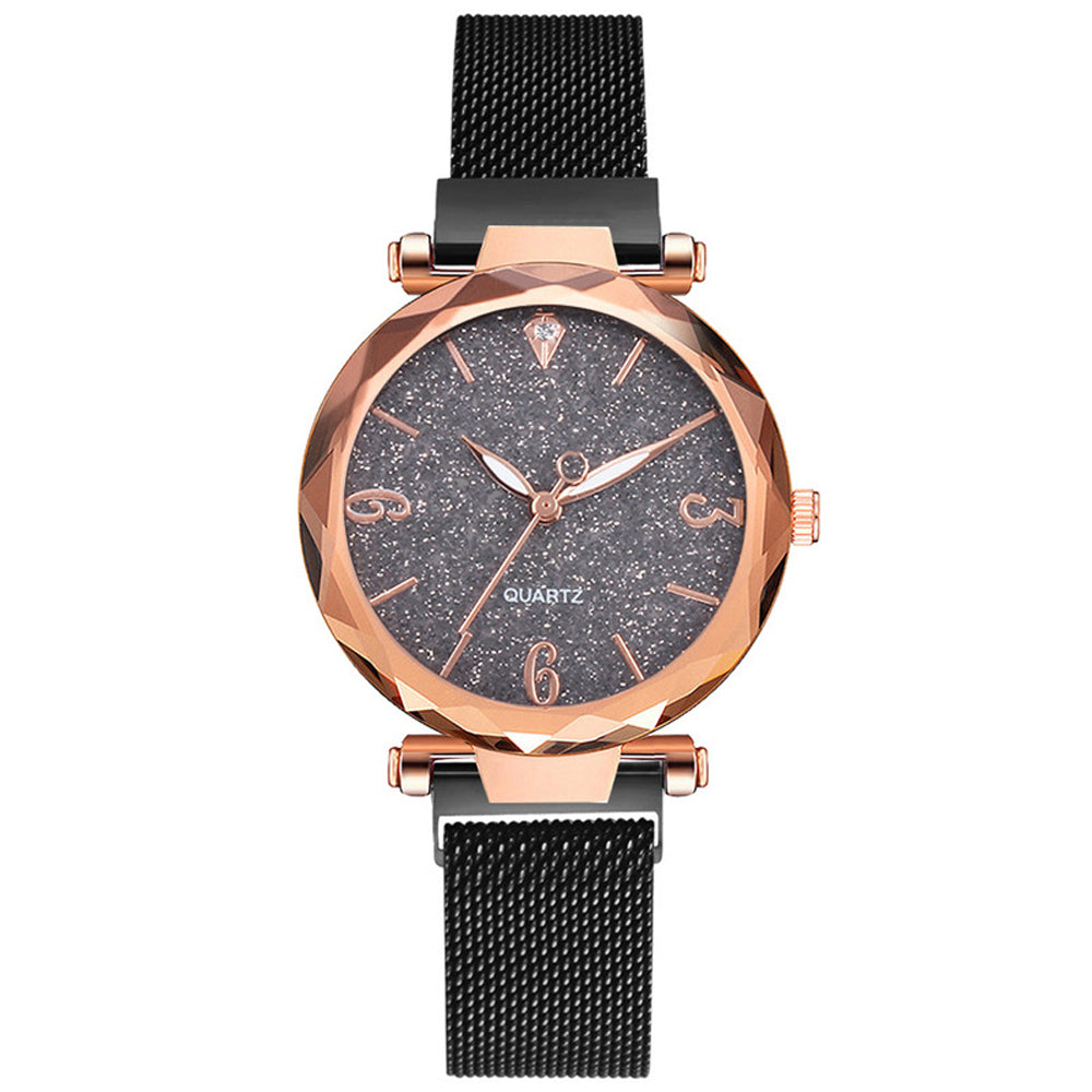 Female Gypsophila mesh belt watch