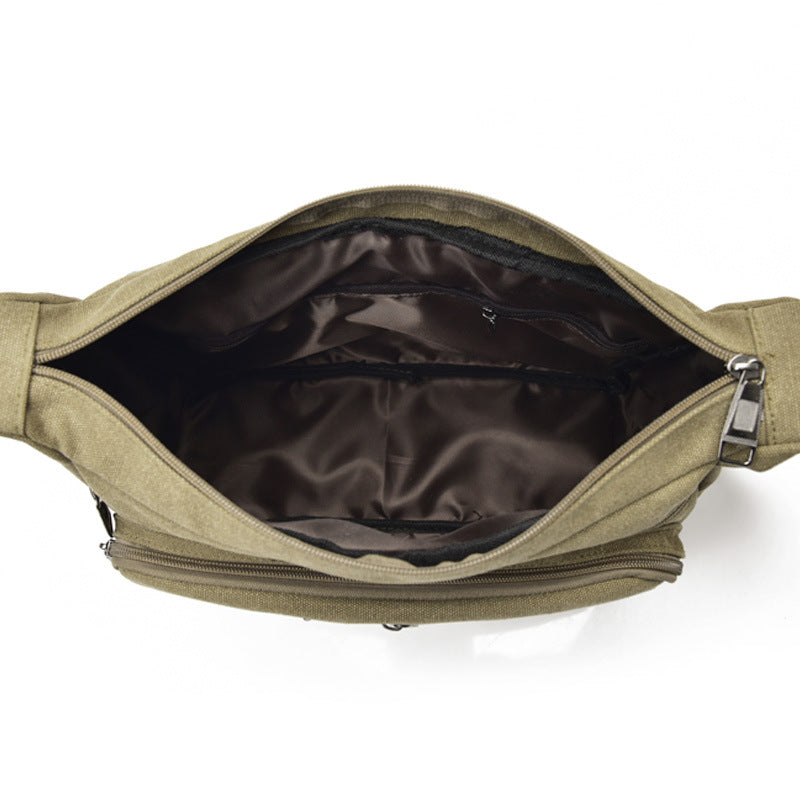 Canvas shoulder bag