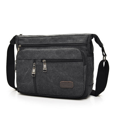 Canvas shoulder bag