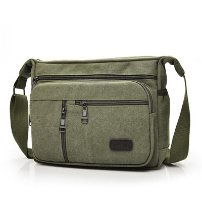Canvas shoulder bag