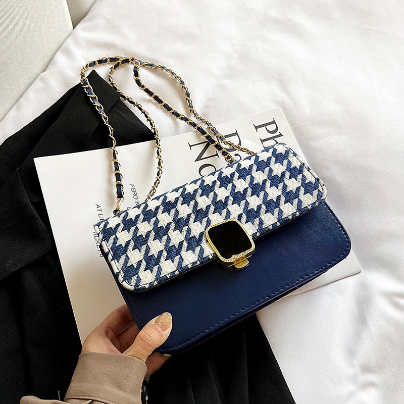 Plaid Printed Casual Women's New Texture Messenger Bag