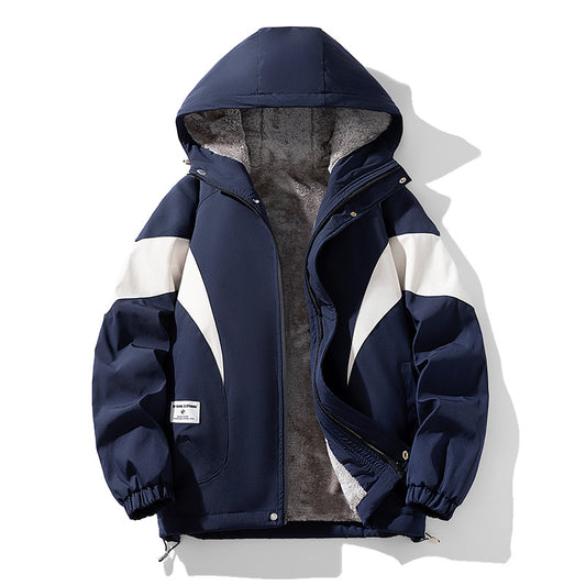 Autumn And Winter Fleece-lined Jacket