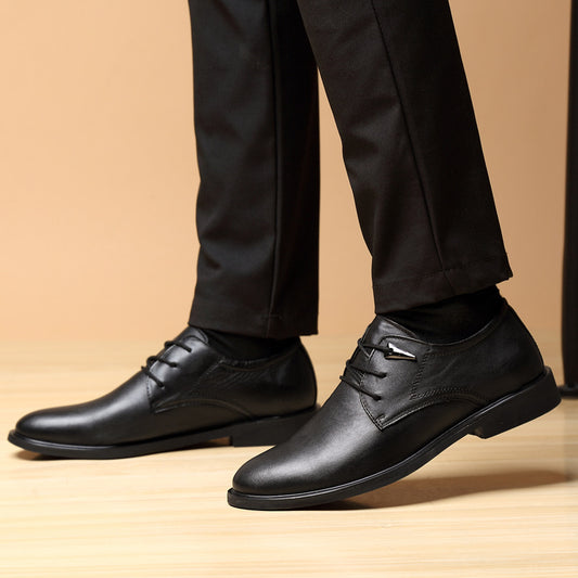 Summer high-end men's leather shoes leather