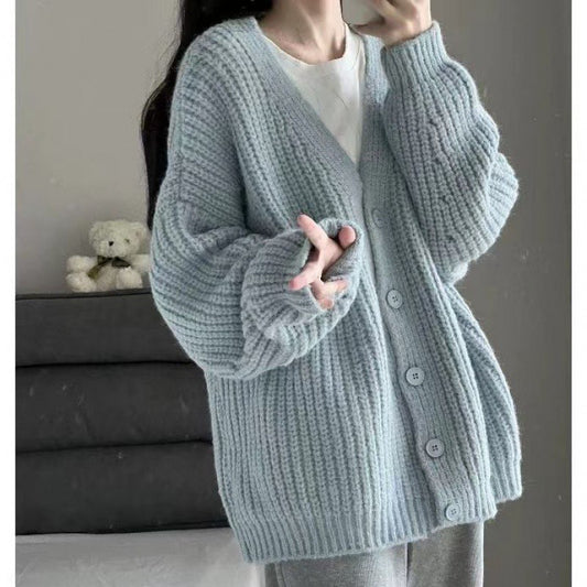 Sweater Cardigan Autumn Coat Idle Style Sweet