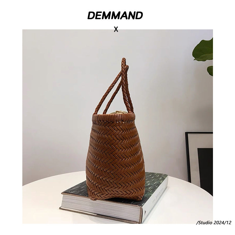 Niche Leather Seaside Vacation Handbag