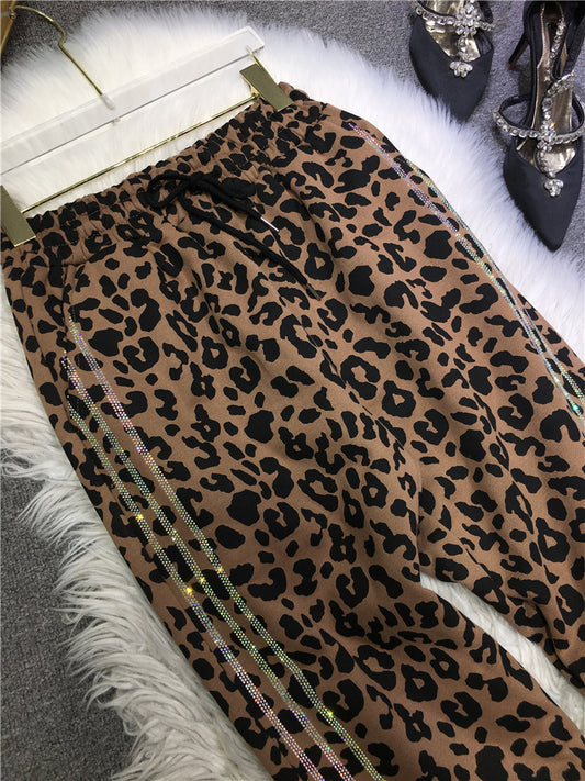 Women's Elastic Waist Thin Casual Pants