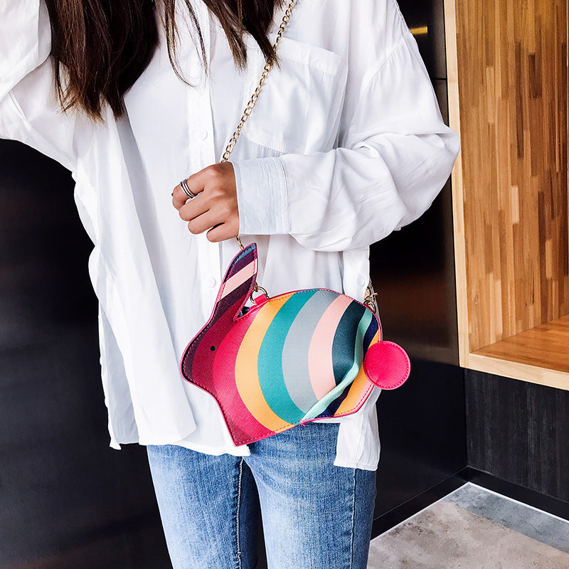Cute girl heart small bag