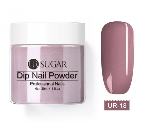 UR nail infusion powder fransk neglepudder glitter neglegødning fugtgivende pudder dyppepulver
