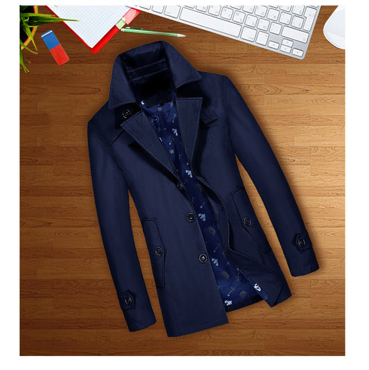 Korean Slim Fit Large Youth Men's Thin Jacket
