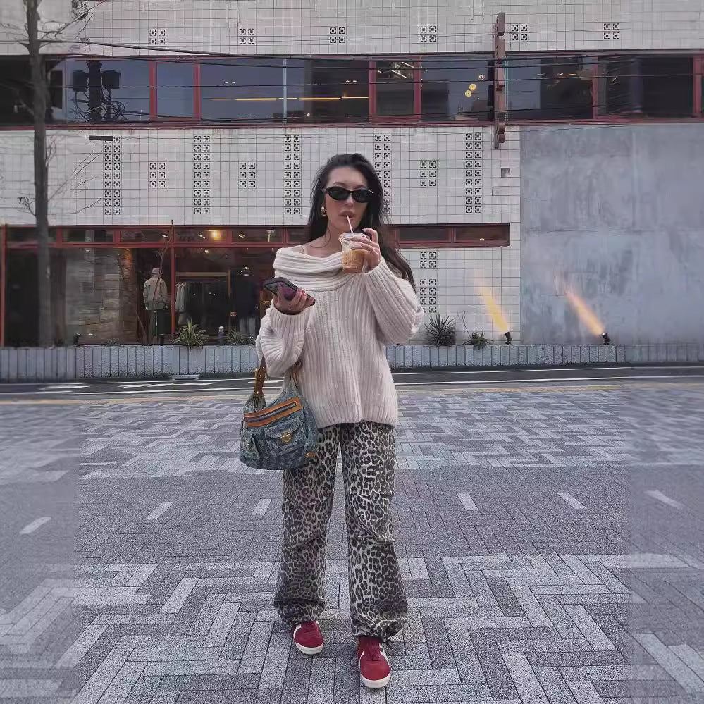 Women's Fashion Loose Casual Knitwear Sweater