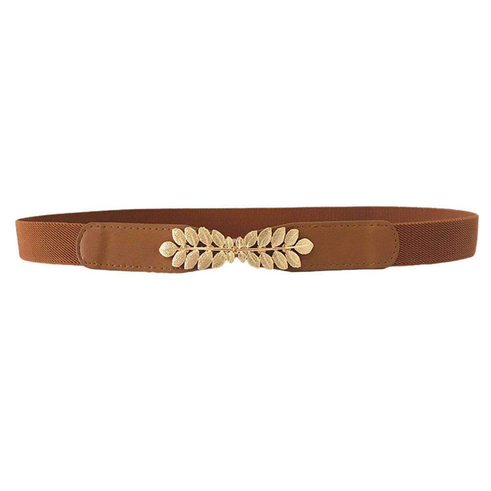 Leaf elastic elastic fashion all match belt