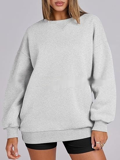 Dame Sweater Uld Rund Hals Pullover Top