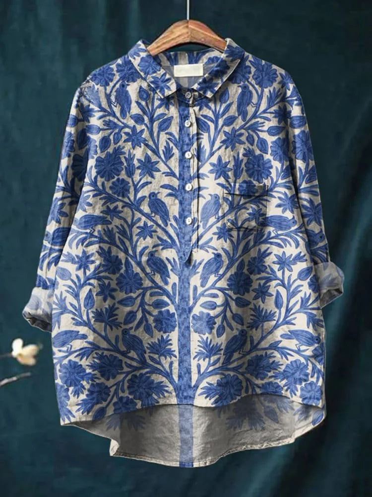 Women's Loose-Fitting Printed Crew-Neck Casual T-Shirt