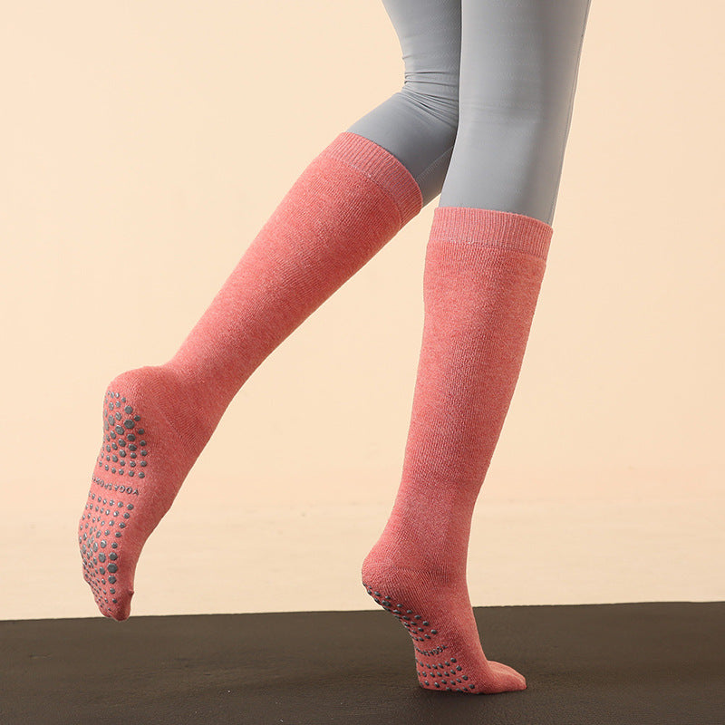 Women's Thick Autumn And Winter Long Tube Yoga Socks