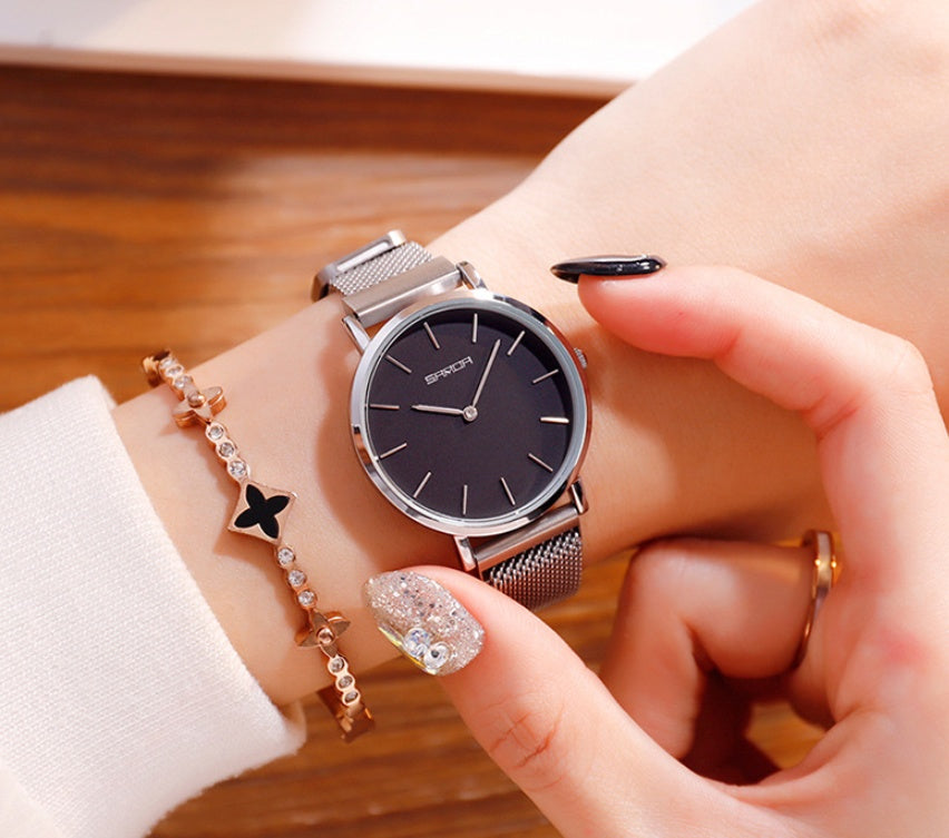 Mesh belt watch